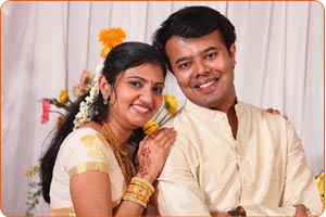 Indu weds David