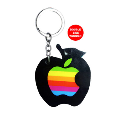 Double Side Wooden Key Chain
